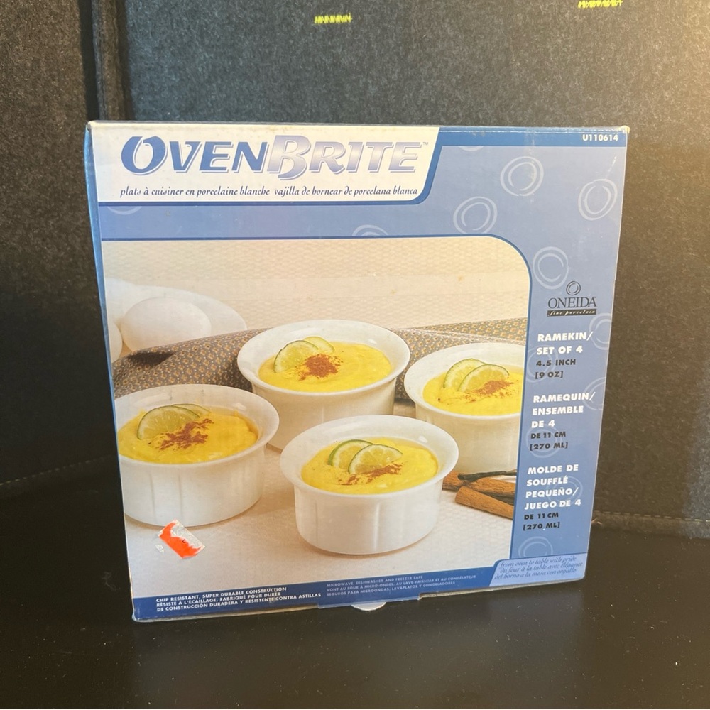 Oneida OvenBrite White Ramekin Set of 4